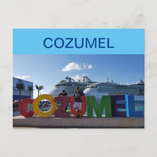 COZUMEL BRIEFKAART (Voorkant)
