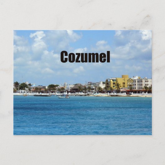 Cozumel Briefkaart (Voorkant)
