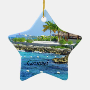 Cozumel Chankanaab Park Reis Kerstmis Keramisch Ornament