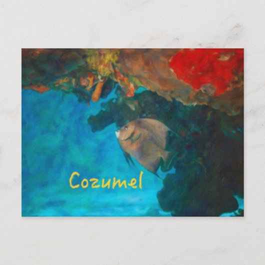 Cozumel Coral Reef Briefkaart (Voorkant)