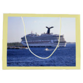 Cozumel Cruise Ship Visit Custom Groot Cadeauzakje (Achterkant)