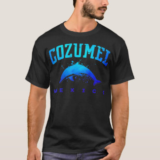 COZUMEL MEXICO Beach Vacation Scuba Diving Dolphin T-shirt