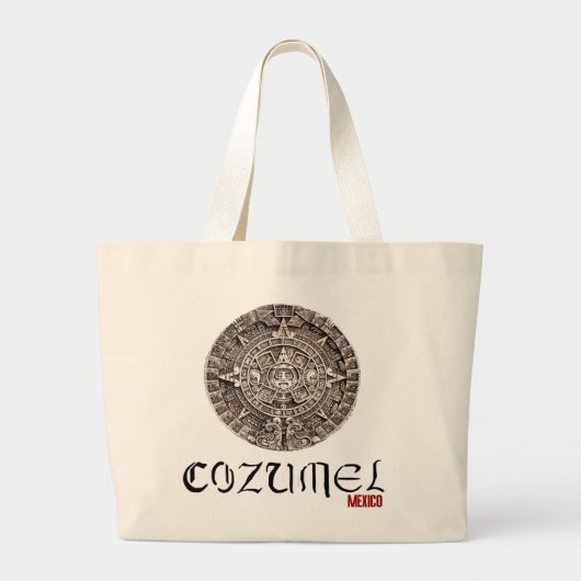 Cozumel Mexico Grote Tote Bag (Voorkant)