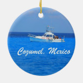 Cozumel, Mexico Keramisch Ornament (Achterkant)