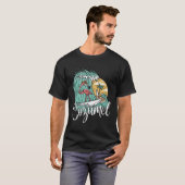 Cozumel Mexico Retro Flamingo T-shirt (Voorkant volledig)