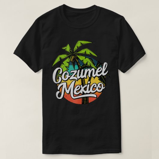 Cozumel Mexico Vacation T-shirt (Design voorkant)