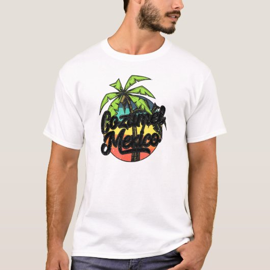 Cozumel Mexico Vacation T-shirt (Voorkant)