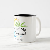 Cozumel My Cozumel tasse à café avec intérieur som (Devant droit)