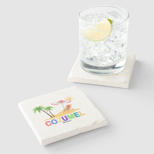 Cozumel Onderzetter (Zijkant)