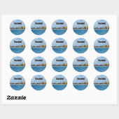 Cozumel Ronde Sticker (Vel)