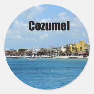 Cozumel Ronde Sticker