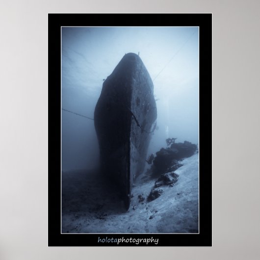 Cozumel - Scheepswrak 11-2009 Poster (Voorkant)