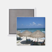 Cozumel strandmagneet magneet (Voorkant / Achterkant)