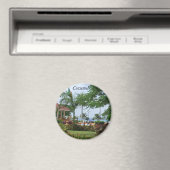 Cozumel tropische palmboom magneet (Insitu (Vaatwasser))