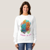 Cozy Artistic Winter Sweatshirt (Voorkant volledig)