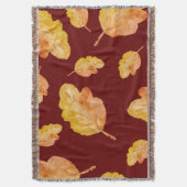 Cozy Autumn Fall Leaves Deken (Voorkant Verticaal)