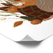 Cozy Autumn Girl Poster (Hoek)