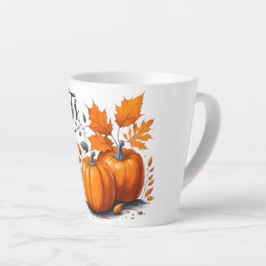 Cozy Autumn Latte Mok (Rechterhoek)