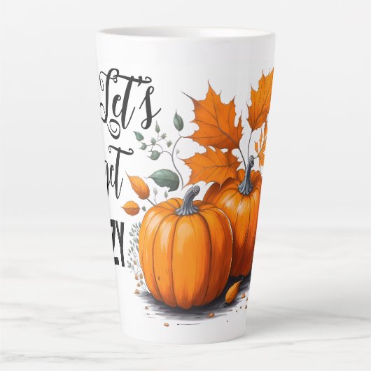 Cozy Autumn Latte Mok (Voorkant)