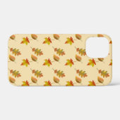 Cozy autumn maple leaves oak leaves Case-Mate iPhone case (Achterkant (horizontaal))
