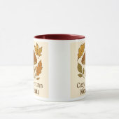 Cozy Autumn Moments Mug | Mushroom & Fall Leaves D (Centre)