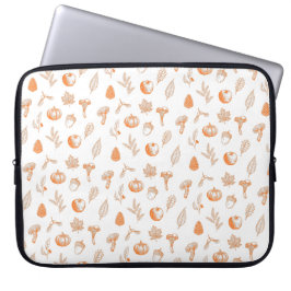 Cozy Autumn Pattern Laptop Sleeve