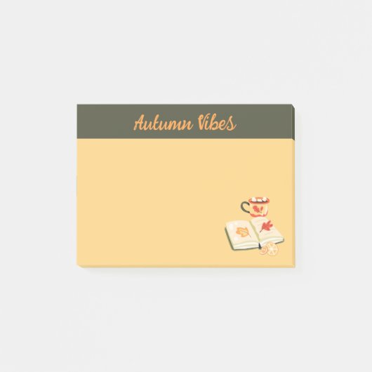 Cozy Autumn Vibes Post-it Notes (Voorkant)