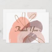 Cozy Bedankkaart (Voorkant / Achterkant)