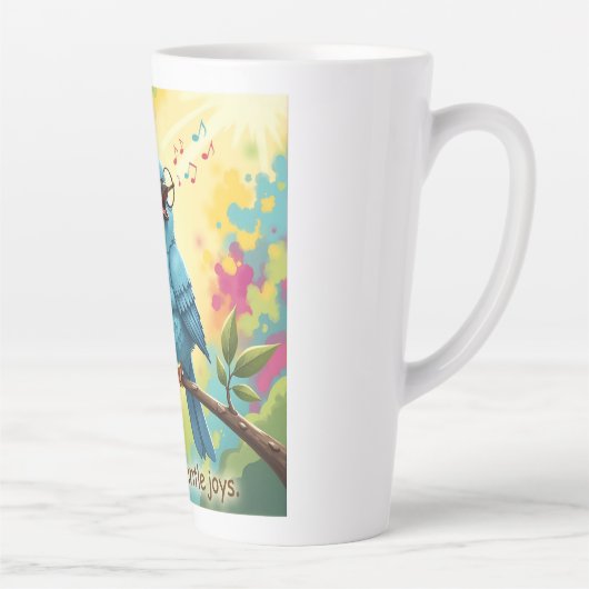 Cozy Bird Coffee Latte Mug  (Droite)