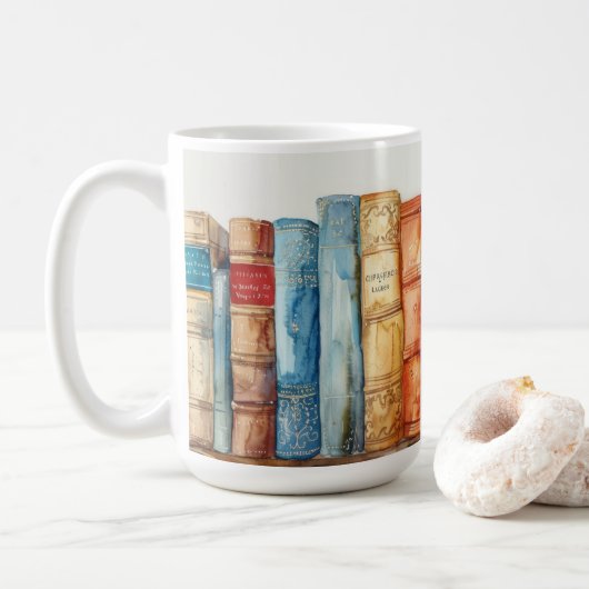 Cozy Book Lover Gift Koffiemok (Met donut)