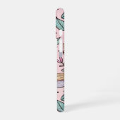 Cozy Bookworm Coffee iPhone Case Reading Lover  16 Hoesje (Linkerkant)