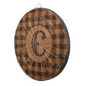 Cozy Brown Pset Buffalo Print Patroon Dartbord (Voorkant Rechts)