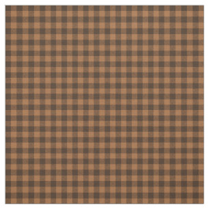 Cozy Brown Pset Buffalo Print Patroon Stof