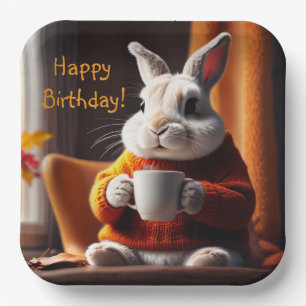 Cozy Bunny Papieren Bordje