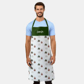 Cozy cabin monogram name Christmas Schort (Gedragen)