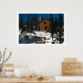 Cozy Cabin Poster (Keuken)