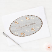 Cozy Café Cats Stickers (Enveloppe)