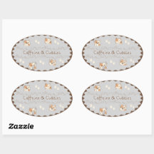 Cozy Café Cats Stickers