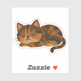 Cozy Calico Dreams Sticker