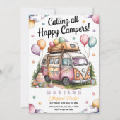 Cozy Camper Celebration Kaart (Voorkant)