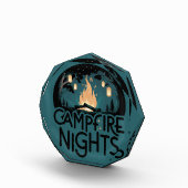 Cozy Campfire Nights Rustic Outdoor Adventure Fotoblokken (Rechts)