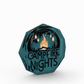 Cozy Campfire Nights Rustic Outdoor Adventure Fotoblokken (Links)