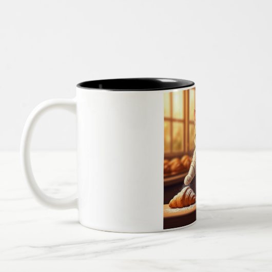 Cozy Cat Baker Coffee Mug (Gauche)
