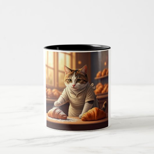 Cozy Cat Baker Coffee Mug (Centre)