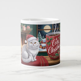 Cozy Cat Christmas Extra Grote Beker