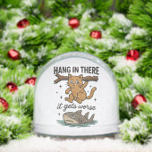 Cozy Cat in a Snow Globe – Cute Winter Holiday  (Noël)