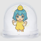 Cozy Cat in a Snow Globe – Cute Winter Holiday  (Arrière)