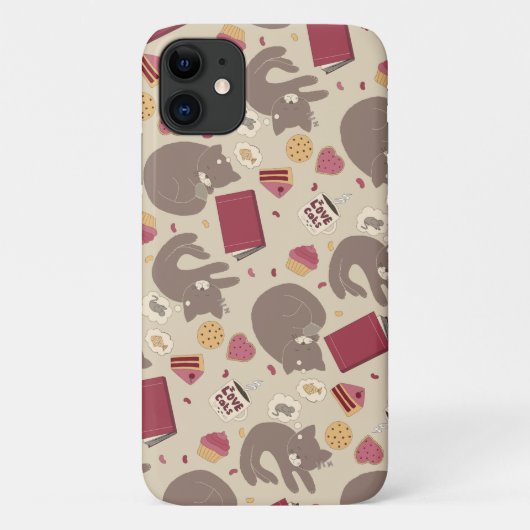 Cozy Cat Lovers Collage Case-Mate iPhone Case (Achterkant)