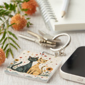 Cozy Cats Sleutelhanger (Voorkant Rechts)