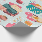 Cozy Cats winter bliss Cadeaupapier (Hoek)